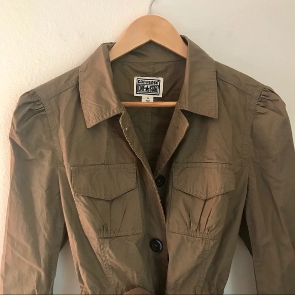 NEW Converse Army Puffed Shoulder Jacket - Picture 2 of 6